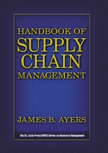 Handbook of Supply Chain Management