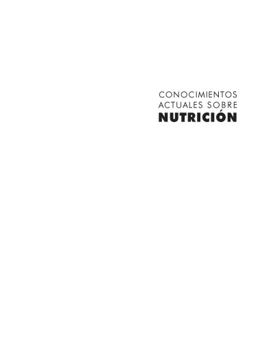 Present Knowledge in Nutrition