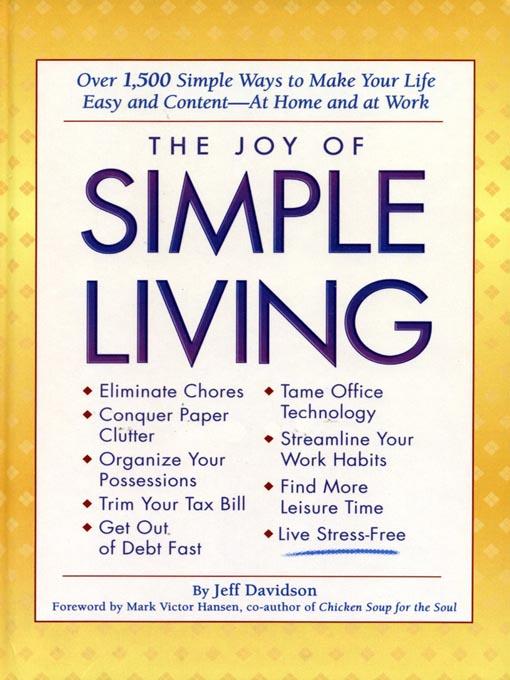 The Joy of Simple Living