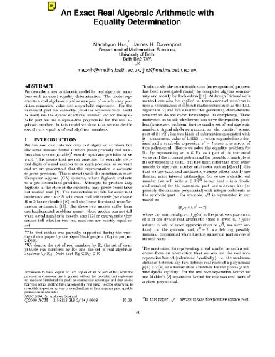 Symbolic and algebraic computation : Proceedings of the 2000 International Symposium on Symbolic and Algebraic Computation, ISSAC 2000 7-9 August 2000, University of St Andrews, Scotland