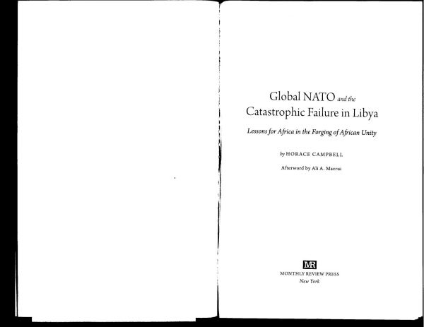 Global NATO and the Catastrophic Failure in Libya