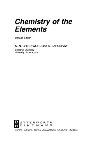 Chemistry of the elements