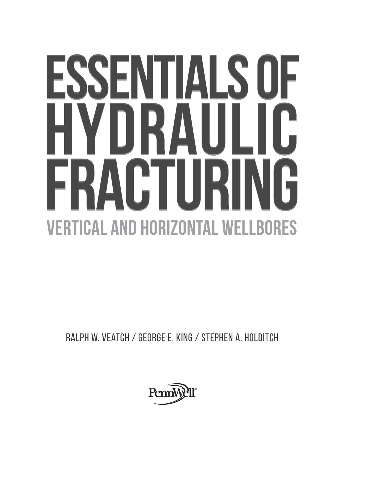 Essentials of Hydraulic Fracturing