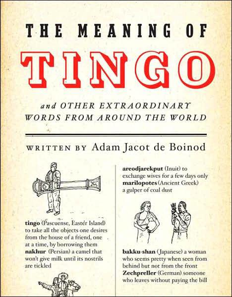 The Meaning of Tingo and Other Extraordinary Words from around the World