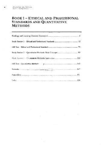 Ethical And Professional Standards, And Quantitative Methods Book 1 Schwesernotes 2009 Cfa Exam Level 1 By Kaplan Schweser Schwesernotes (Paperback   2008)