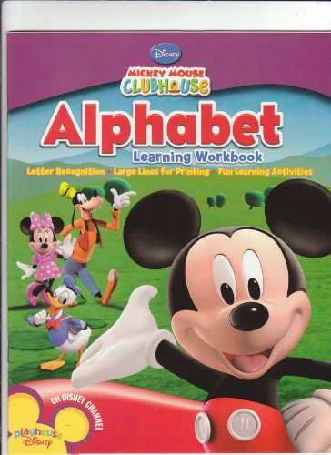 Mickey Mouse Clubhouse Alphabet Learning Workbook