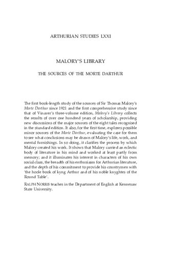 Malory's Library