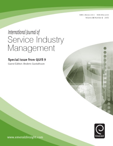 International journal of service industry management Vol. 16, No. 2, QUIS 9