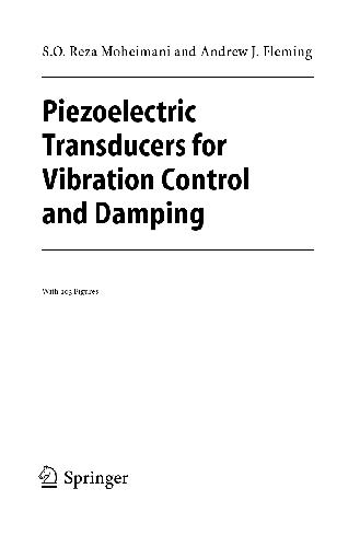 Piezoelectric Transducers for Vibration Control and Damping