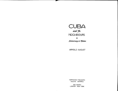 Cuba and Its Neighbours