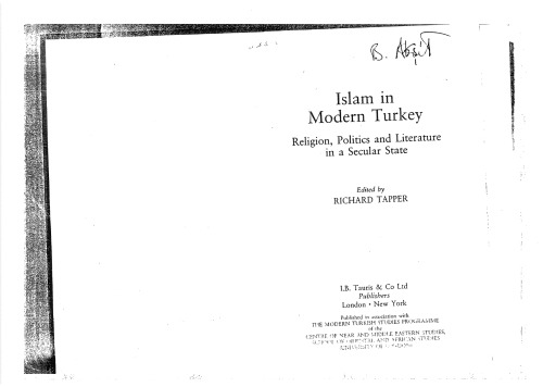 Islam in Modern Turkey