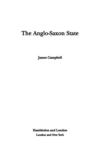 The Anglo-Saxon State