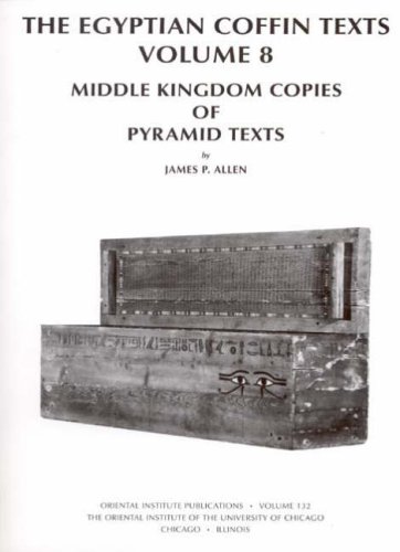 The Egyptian Coffin Texts Volume 8