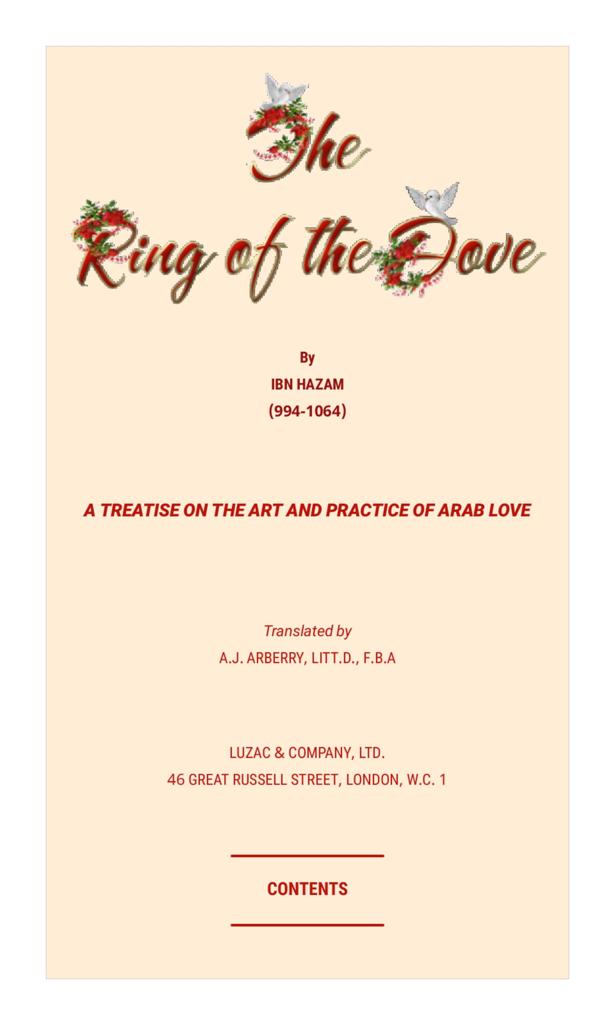 The Ring of the Dove