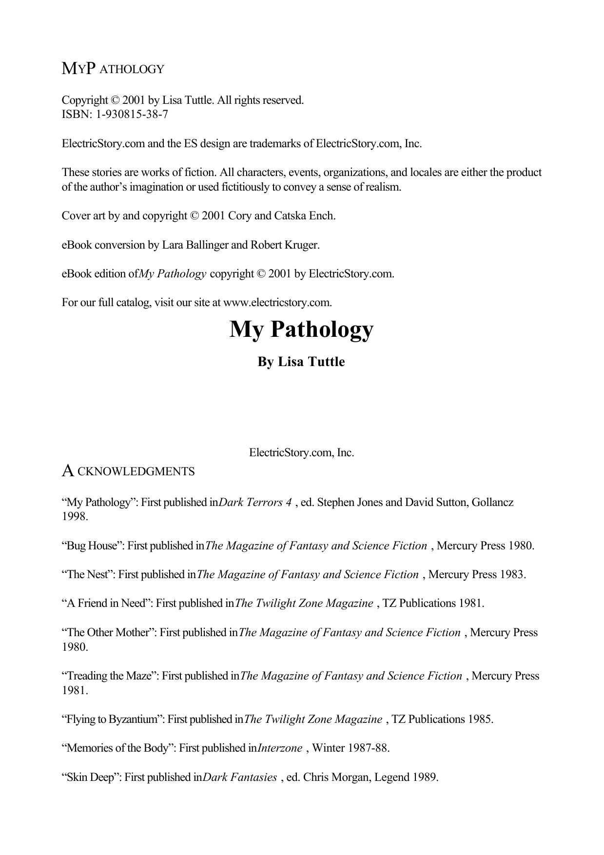 My Pathology