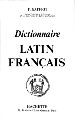 Dictionnaire illustré latin français