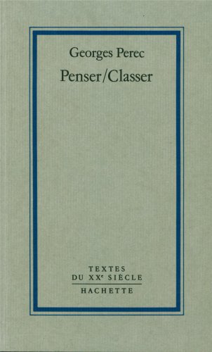 Penser/Classer