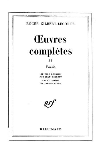 OEUVRES. Tome 2