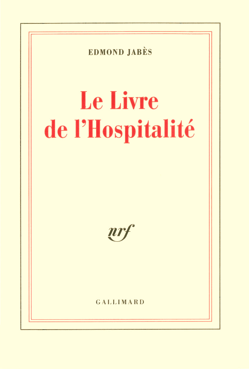 Le livre de l'hospitalité