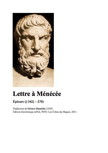 Lettre à Ménécée