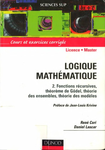 Logique Mathématique, Tome 2