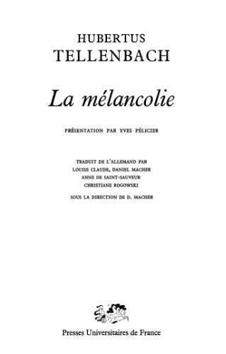 La Mélancolie