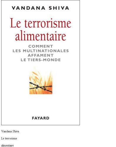 Le terrorisme alimentaire 