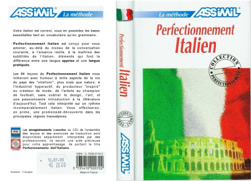 Perfectionnement Italien