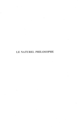 Le Naturel Philosophe