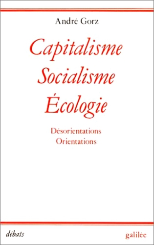 Capitalisme, socialisme, écologie