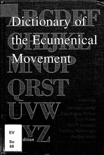 Dictionary of the Ecumenical Movement