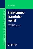 Emissionshandelsrecht : Kommentar zum TEHG und ZuG