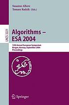 Algorithms 12th annual European symposium ; proceedings