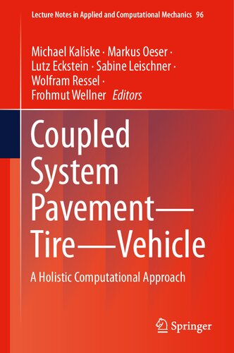 Coupled system pavement -- tire -- vehicle : a holistic computational approach