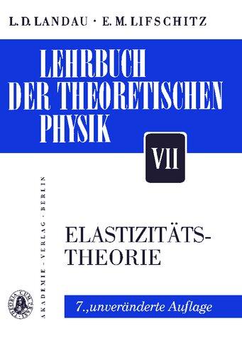 Elastizitaetstheorie