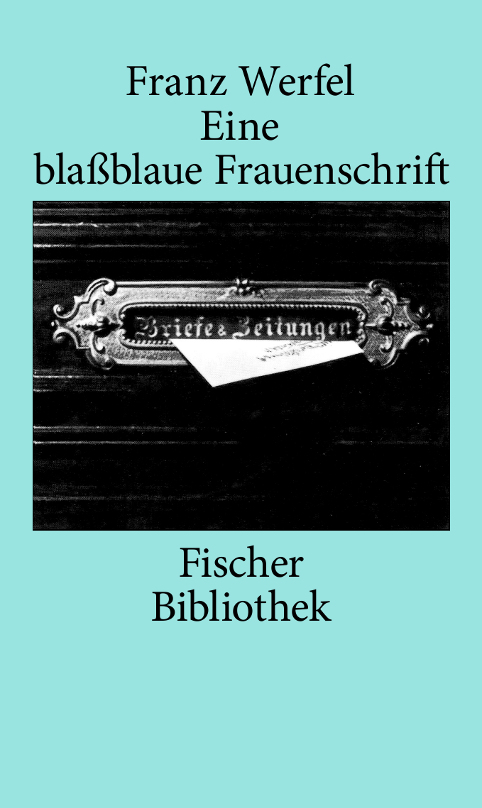 Eine blaßblaue Frauenschrift