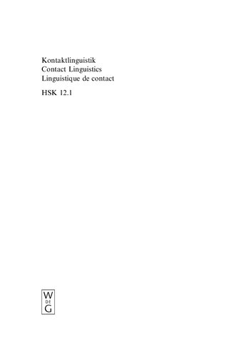 Kontaktlinguistik