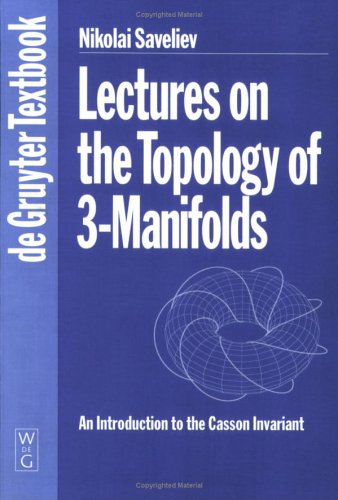 Lectures on the Topology of 3-Manifolds