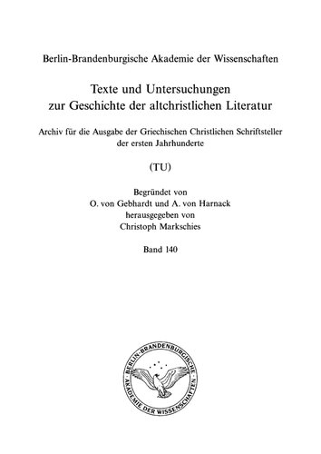 Perpetua Und Der Agypter Oder Bilder Des Bosen Im Fruhen Afrikanischen Christentum