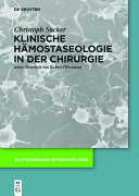 Klinische Hamostaseologie in Der Chirurgie
