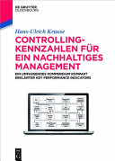 Controlling-Kennzahlen F�r Ein Nachhaltiges Management