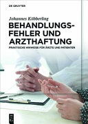 Behandlungsfehler Und Arzthaftung