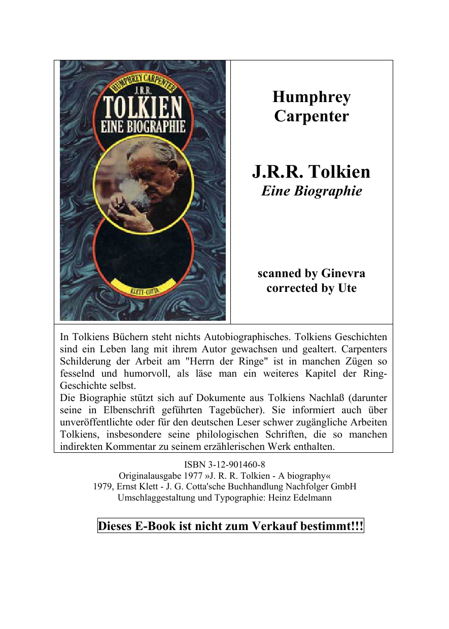 J.R.R. Tolkien. Eine Biographie