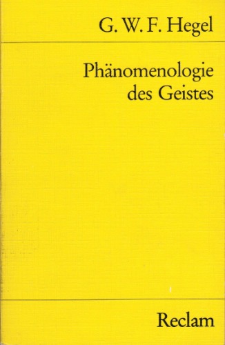 Phänomenologie des Geistes