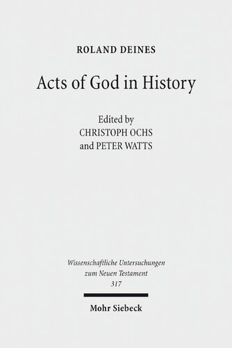 Acts of God in History