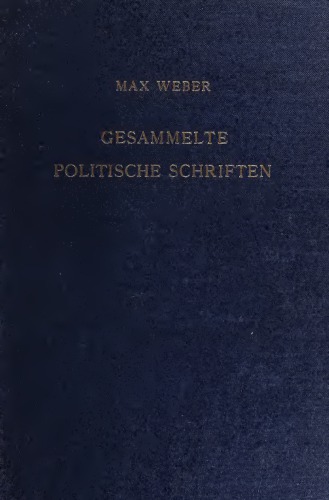 Gesammelte politische Schriften