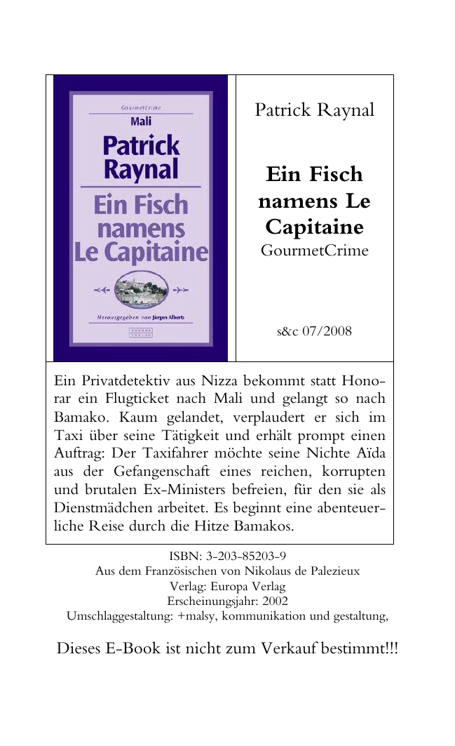 Ein Fisch Namens Le Capitaine