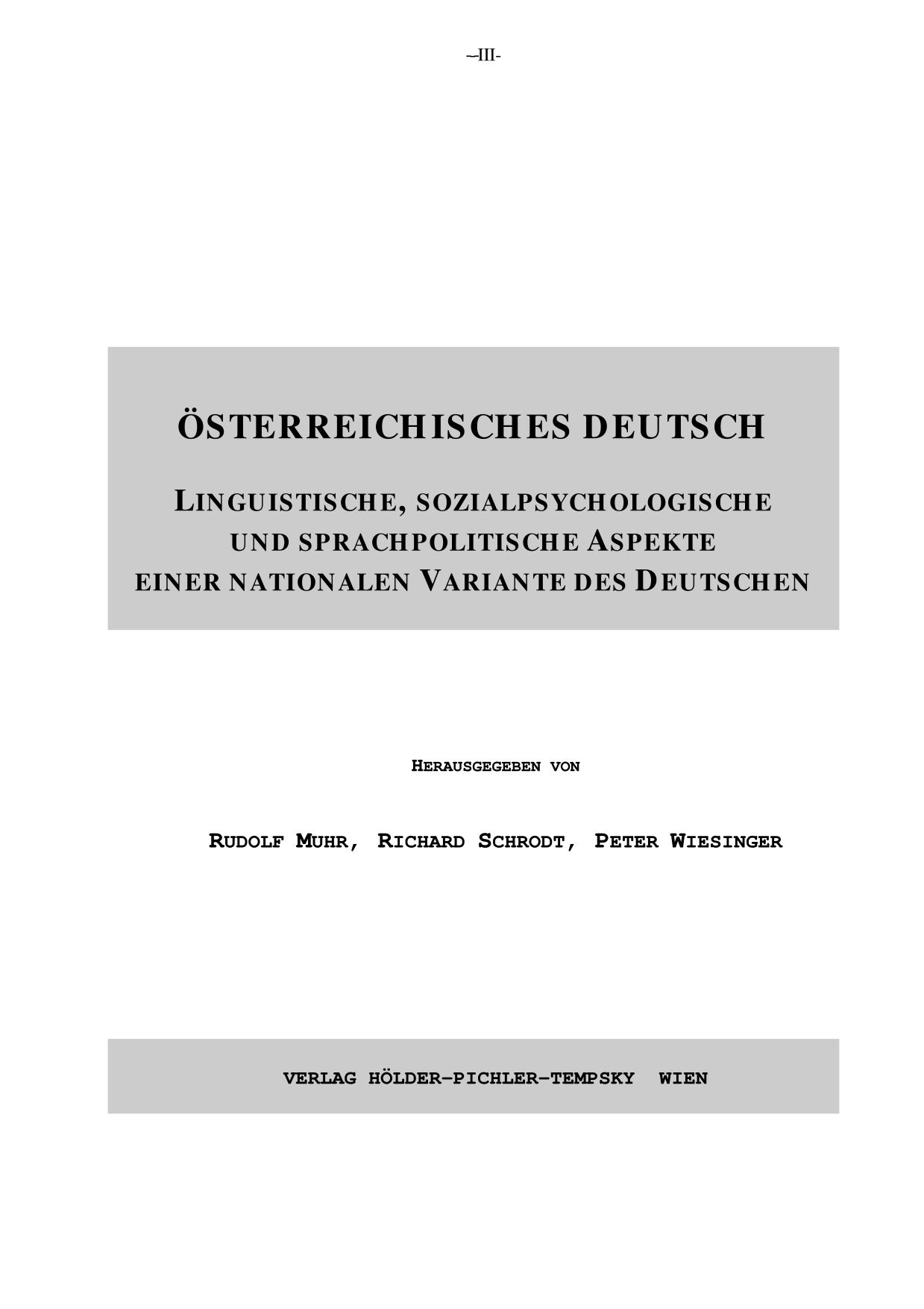 Osterreichisches Deutsch