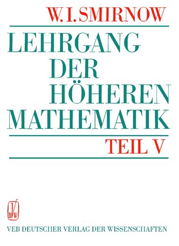 Lehrbuch der höheren Mathematik