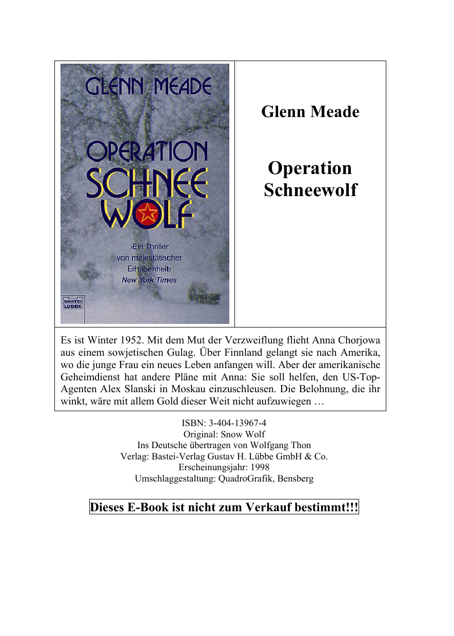 Operation Schneewolf